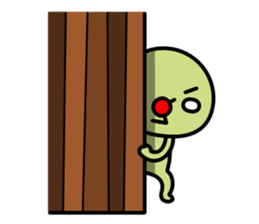 Red nose and one eyebrow brother sticker #867621