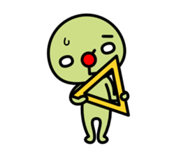 Red nose and one eyebrow brother sticker #867625