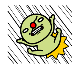 Red nose and one eyebrow brother sticker #867628