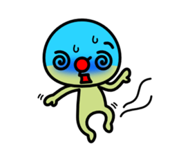 Red nose and one eyebrow brother sticker #867631