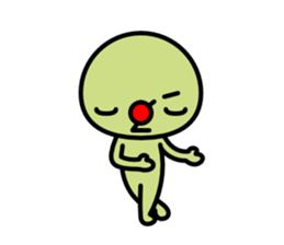 Red nose and one eyebrow brother sticker #867635