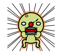 Red nose and one eyebrow brother sticker #867638