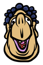 Weird Face Sticker sticker #867680