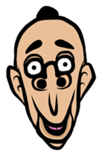 Weird Face Sticker sticker #867686