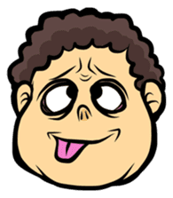 Weird Face Sticker sticker #867687