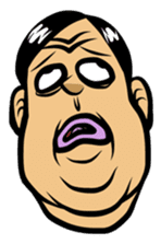 Weird Face Sticker sticker #867688