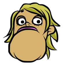 Weird Face Sticker sticker #867690