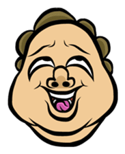 Weird Face Sticker sticker #867697