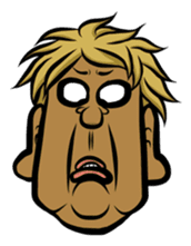 Weird Face Sticker sticker #867698