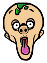 Weird Face Sticker sticker #867703