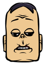 Weird Face Sticker sticker #867710