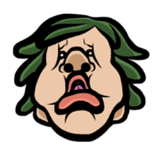 Weird Face Sticker sticker #867711