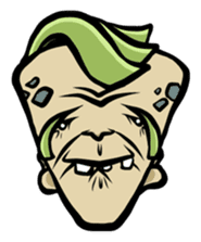 Weird Face Sticker sticker #867714