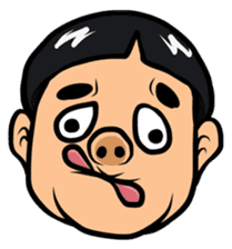 Weird Face Sticker sticker #867716