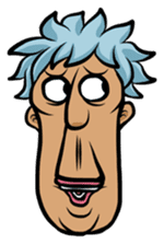 Weird Face Sticker sticker #867717