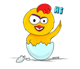 Nong Gai - the crazy chicken sticker #867959