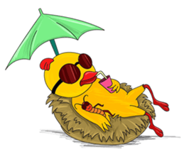 Nong Gai - the crazy chicken sticker #867965