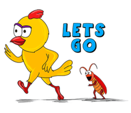 Nong Gai - the crazy chicken sticker #867971