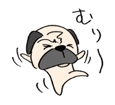 sloth pug sticker #868685