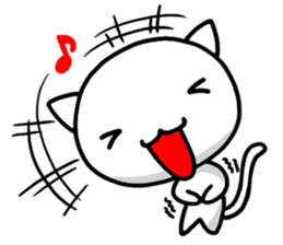 white kitten sticker #868791