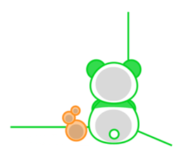 cutie panda sticker #868830