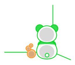 cutie panda sticker #868830