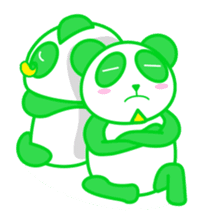 cutie panda sticker #868833