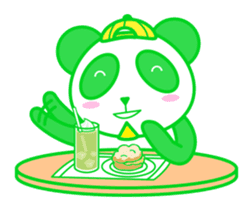 cutie panda sticker #868834