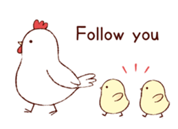 A chick's every day (English) sticker #869119