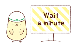 A chick's every day (English) sticker #869141