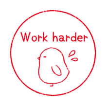 A chick's every day (English) sticker #869157