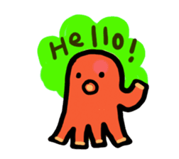 wiener's octopus TAKOSAN English version sticker #869439