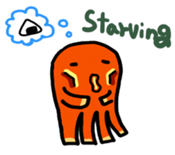 wiener's octopus TAKOSAN English version sticker #869447