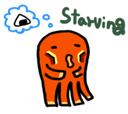 wiener's octopus TAKOSAN English version sticker #869447
