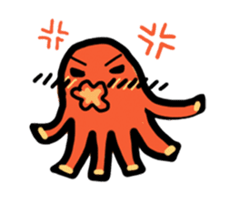 wiener's octopus TAKOSAN English version sticker #869457