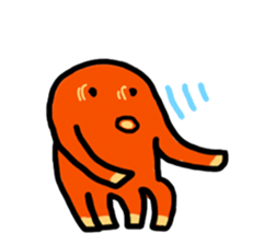 wiener's octopus TAKOSAN English version sticker #869467