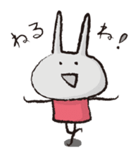 Irresponsible rabbit sticker #869603
