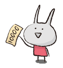 Irresponsible rabbit sticker #869610