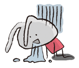 Irresponsible rabbit sticker #869621