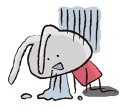 Irresponsible rabbit sticker #869621