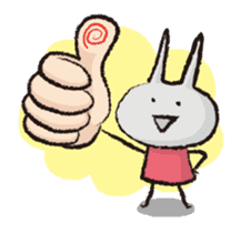 Irresponsible rabbit sticker #869635