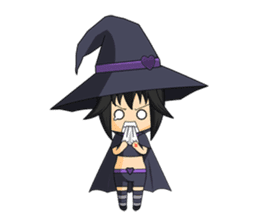 Little Fun witch sticker #869761