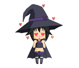 Little Fun witch sticker #869774