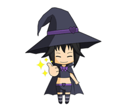 Little Fun witch sticker #869776