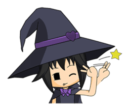 Little Fun witch sticker #869787
