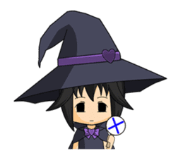 Little Fun witch sticker #869792