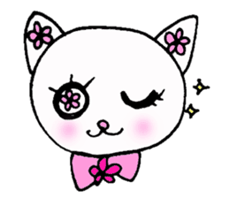 Flower Cat sticker #870128