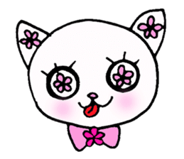Flower Cat sticker #870135