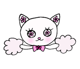Flower Cat sticker #870141