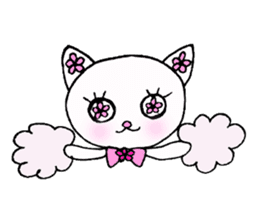 Flower Cat sticker #870141